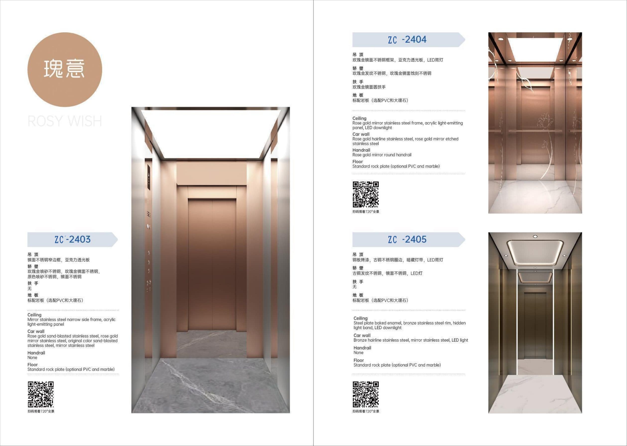 รุ่น ZC-2403 — โรสโกลด์